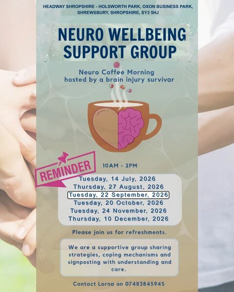 wellbeing support group poster